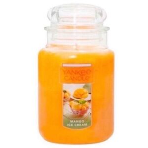 New Yankee Candle Mango Ice Cream Candle